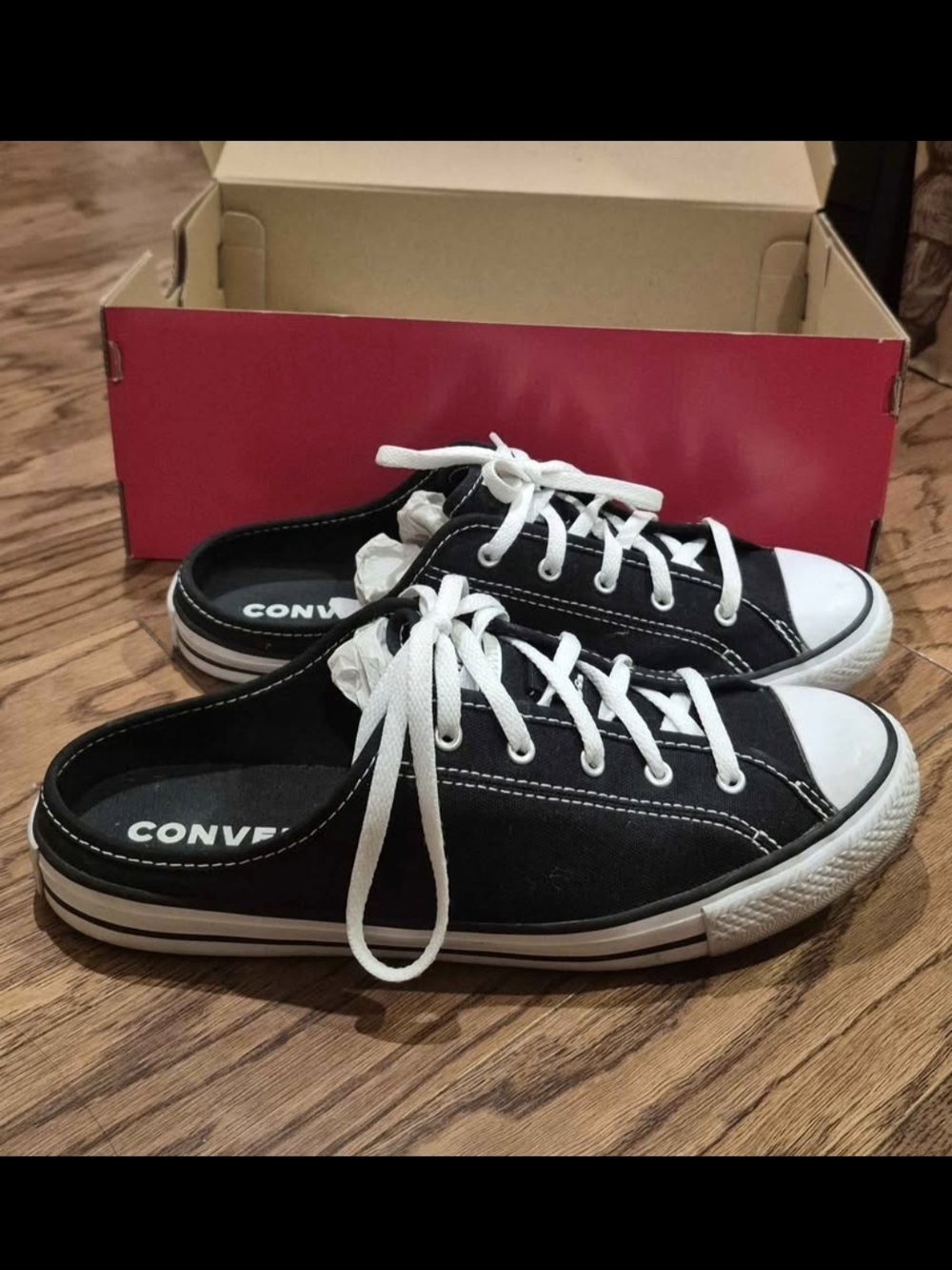 Converse Black Low-Top Slip-On Sneakers